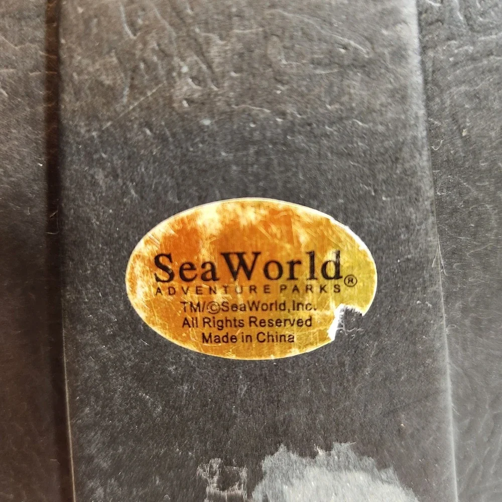 Vintage SeaWorld Adventure Parks Dolphin Photo Frame 5x7 Resin Ocean Collectible